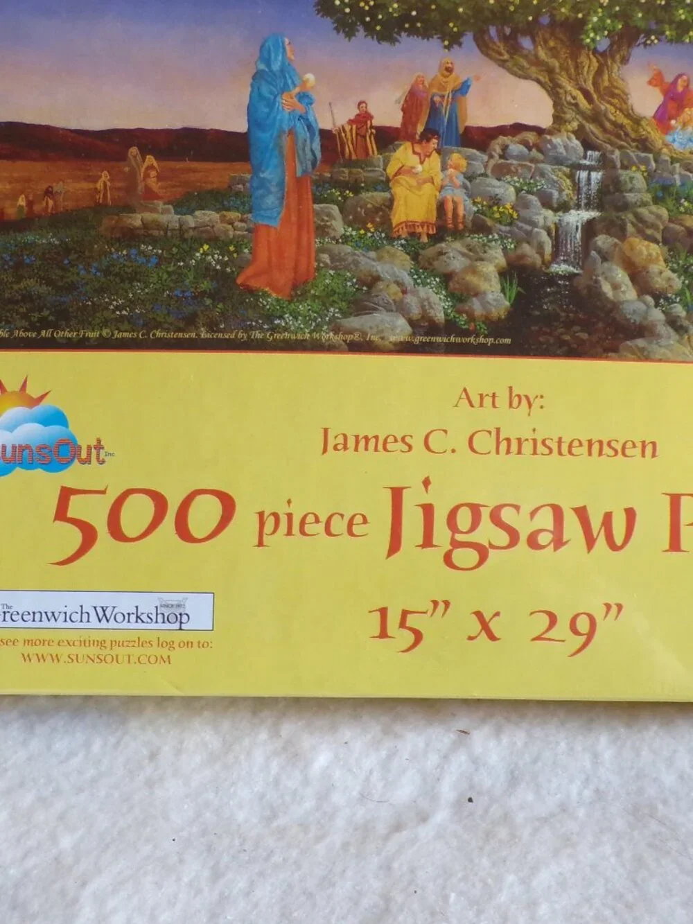 NEW SUNSOUT PUZZLE New Sealed 500 piece Jigsaw Puzzle James C Christensen